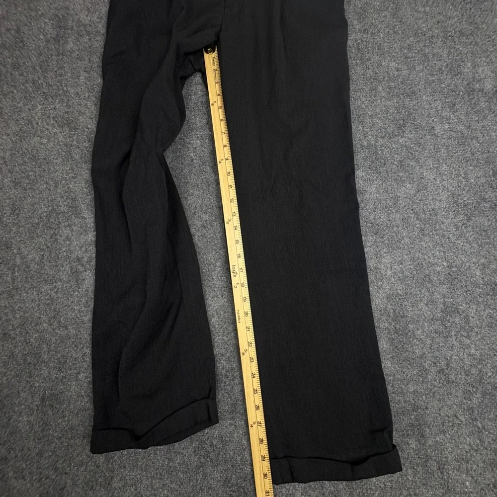 Brooks Brothers Mens 34x32 Pleated Wool Dress Pants Charcoal Black Cuffed Canada